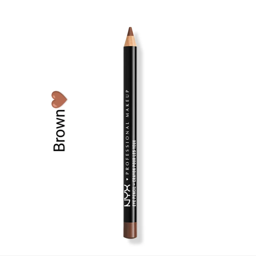 NYX Slim Eye Pencil Long-Lasting Eyeliner Shade:Brown 🤎 🆕